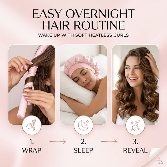 Overnight Heatless Curling Set
