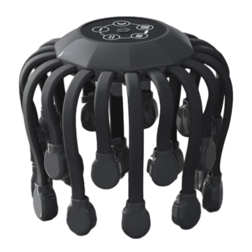 24 Point Vibration Scalp Massager with Bluetooth