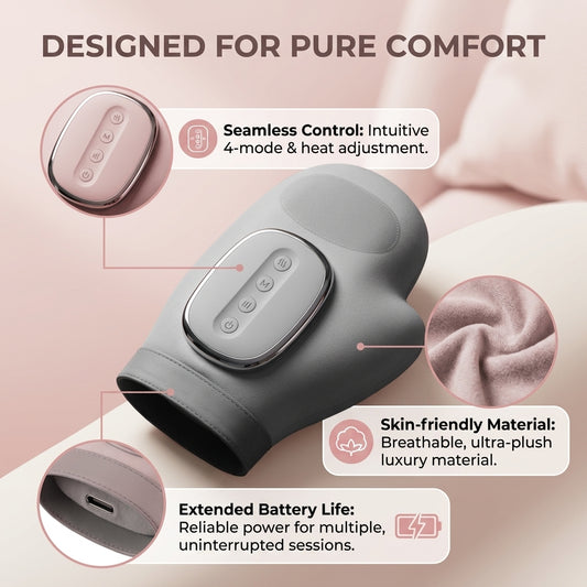 Hand Massager with Air Compression & Heat Therapy