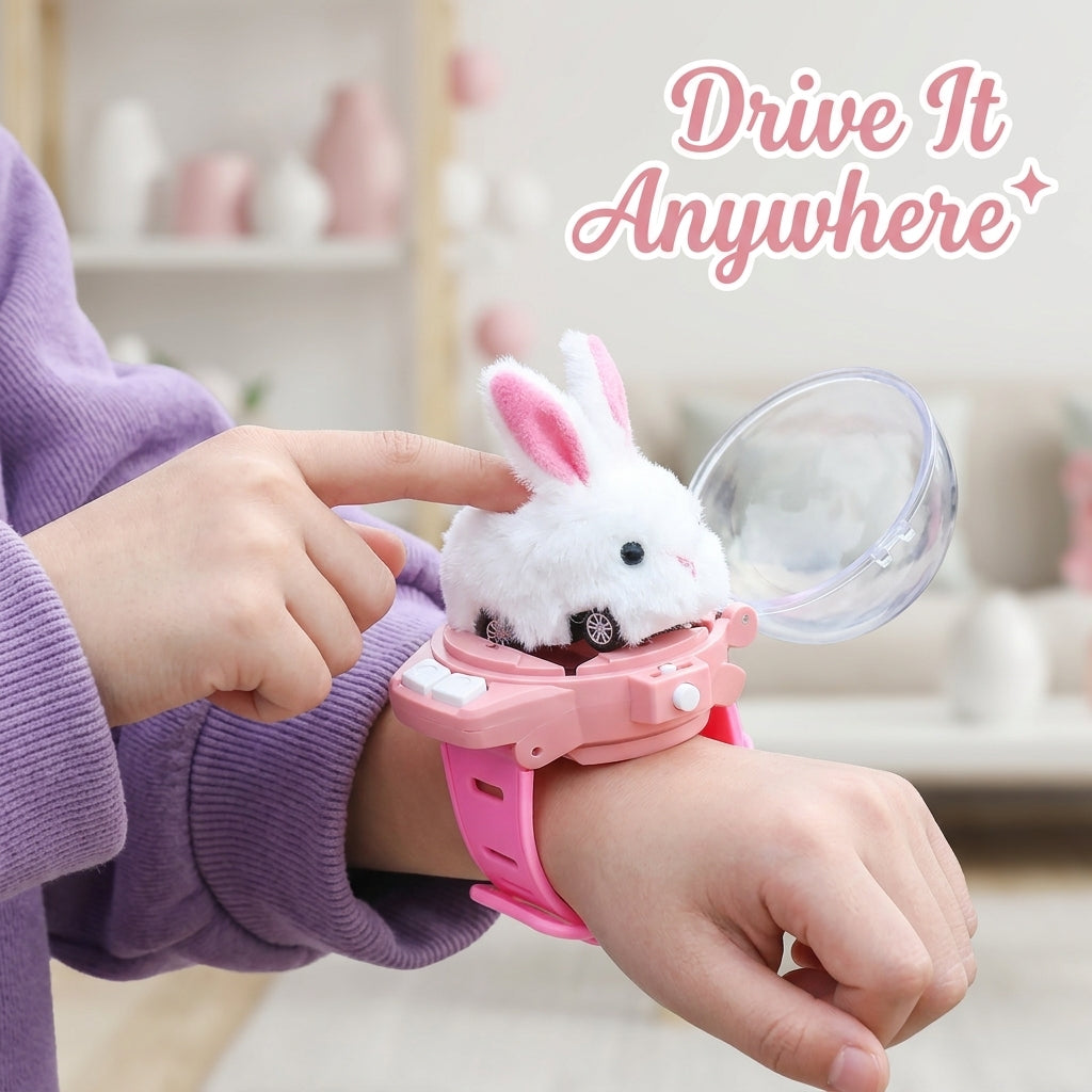 Mini RC Watch Car 2.4GHz Transforming Racing Toy for Kids
