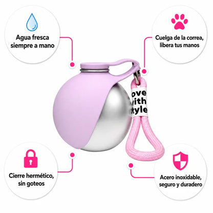 Portable Stainless Steel Pet Water Bottle