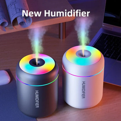 Mini USB Aroma Diffuser Humidifier 180ML Ultrasonic Mist Air Purifier with LED Light