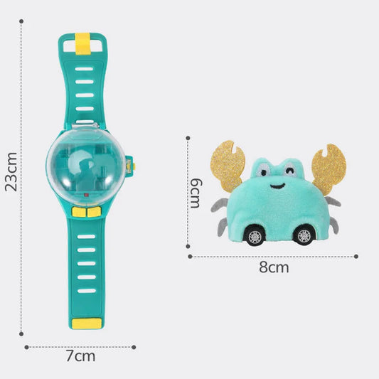 Mini Watch Remote Control Car for Kids, 2.4GHz RC Toy Car Hidden in Wrist Watch, USB Rechargeable, Creative Gadget Gift for Boys Girls Ages 6+