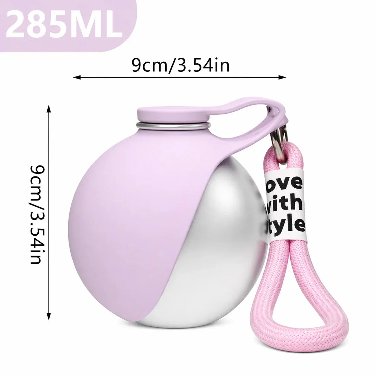 Portable Stainless Steel Pet Water Bottle