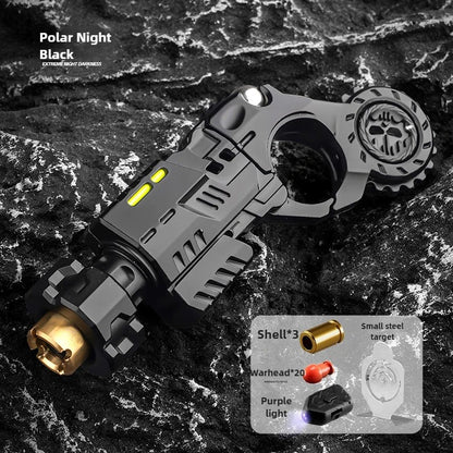 Shell Ejecting Alloy Toy Pistol Fidget Toy Metal Desk Stress Relief Gadget for Teens and Adults