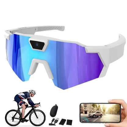 HD Smart Video Recording Glasses – Sports Camera Sunglasses