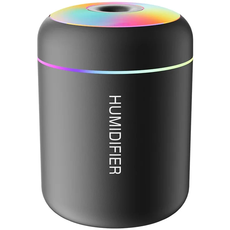 Mini USB Aroma Diffuser Humidifier 180ML Ultrasonic Mist Air Purifier with LED Light