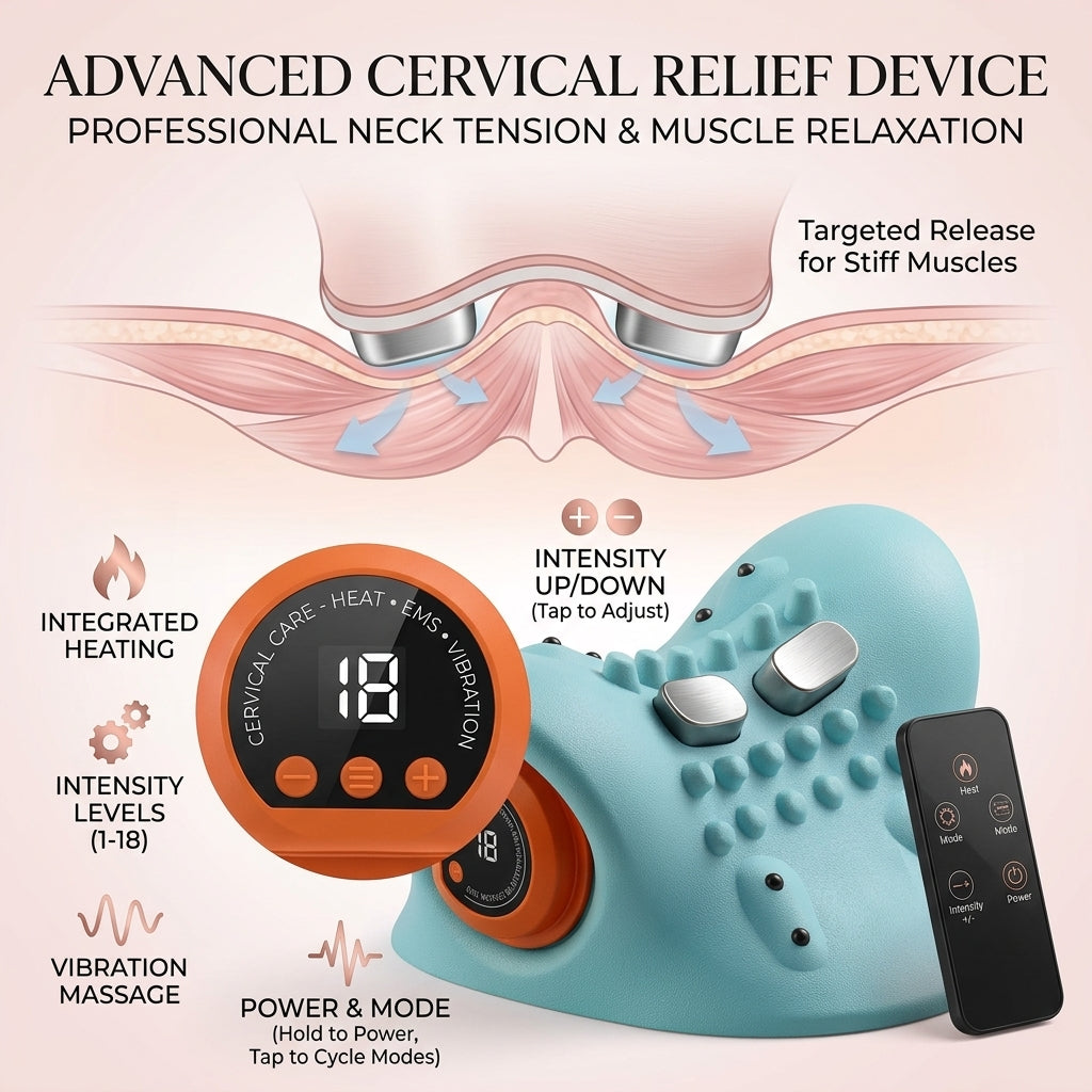 Smart Neck Relief Massage Pillow