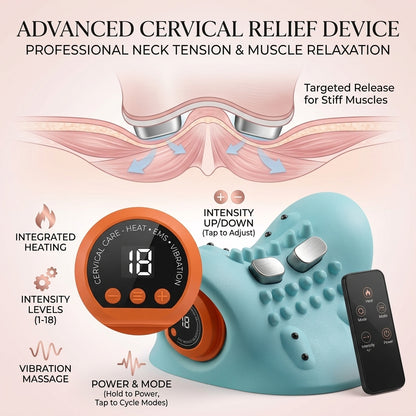 Smart Neck Relief Massage Pillow