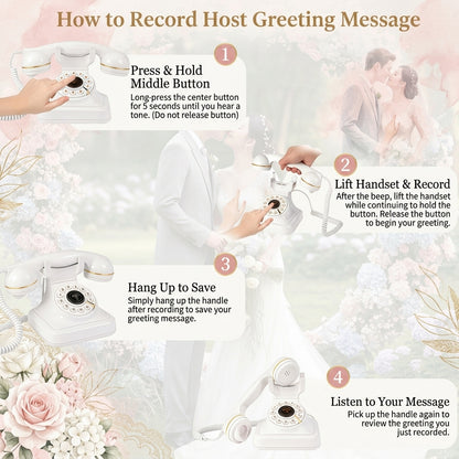 Vintage Audio Guest Book Phone