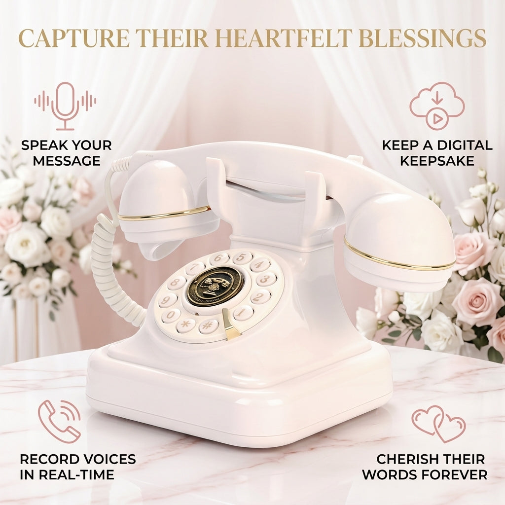 Vintage Audio Guest Book Phone