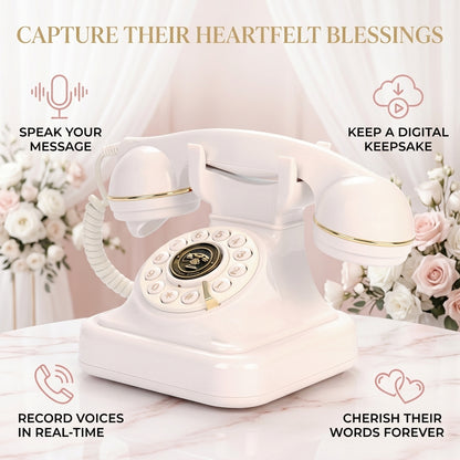 Vintage Audio Guest Book Phone