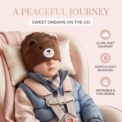 Kids Bluetooth Sleep Headphones Eye Mask