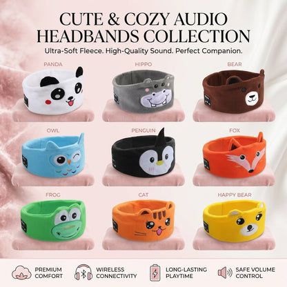 Kids Bluetooth Sleep Headphones Eye Mask