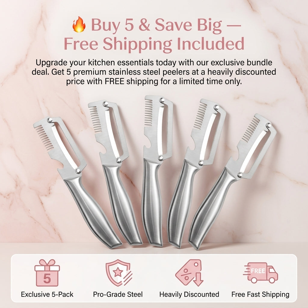 Stainless Steel Vegetable & Fruit Peeler