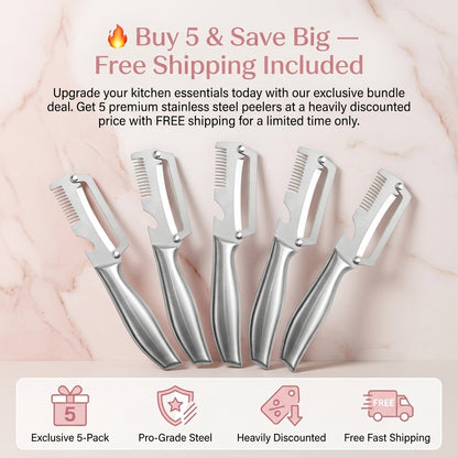 Stainless Steel Vegetable & Fruit Peeler