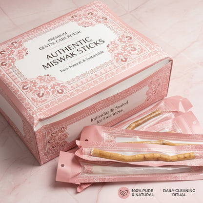 Natural Miswak Toothbrush for Healthy Teeth & Fresh Breath