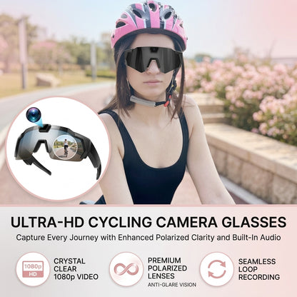 HD Smart Video Recording Glasses – Sports Camera Sunglasses